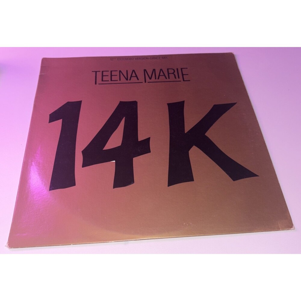 Teena Marie 14K Vinyl Record The Goonies Epic 1985